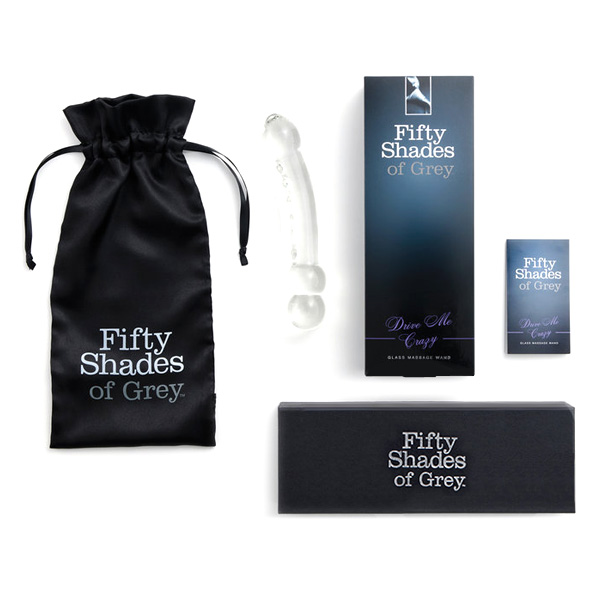 Fifty Shades of Grey Drive Me Crazy Glass Massage Wand
