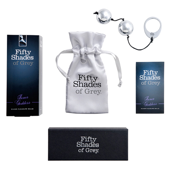 Fifty Shades of Grey Inner Goddess Silver Pleasure Balls