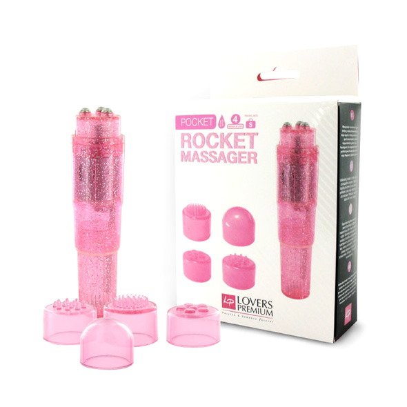 Lovers Premium Pocket Rocket Massager roze