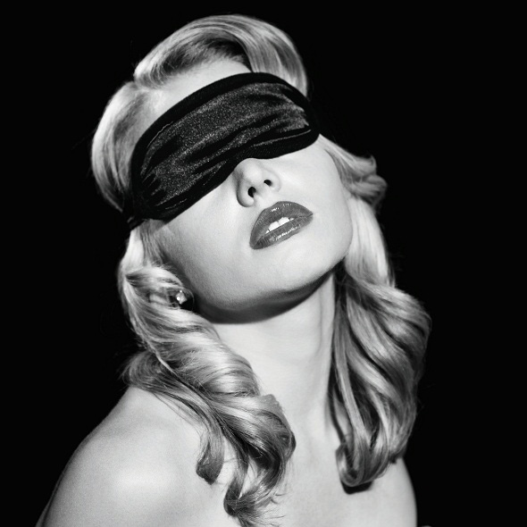 Satin Blindfold Black